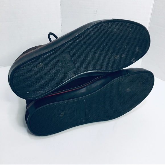 GUCCI Brown Teck Ankle Suede Boots Men Size 5.5 G - Picture 13 of 15